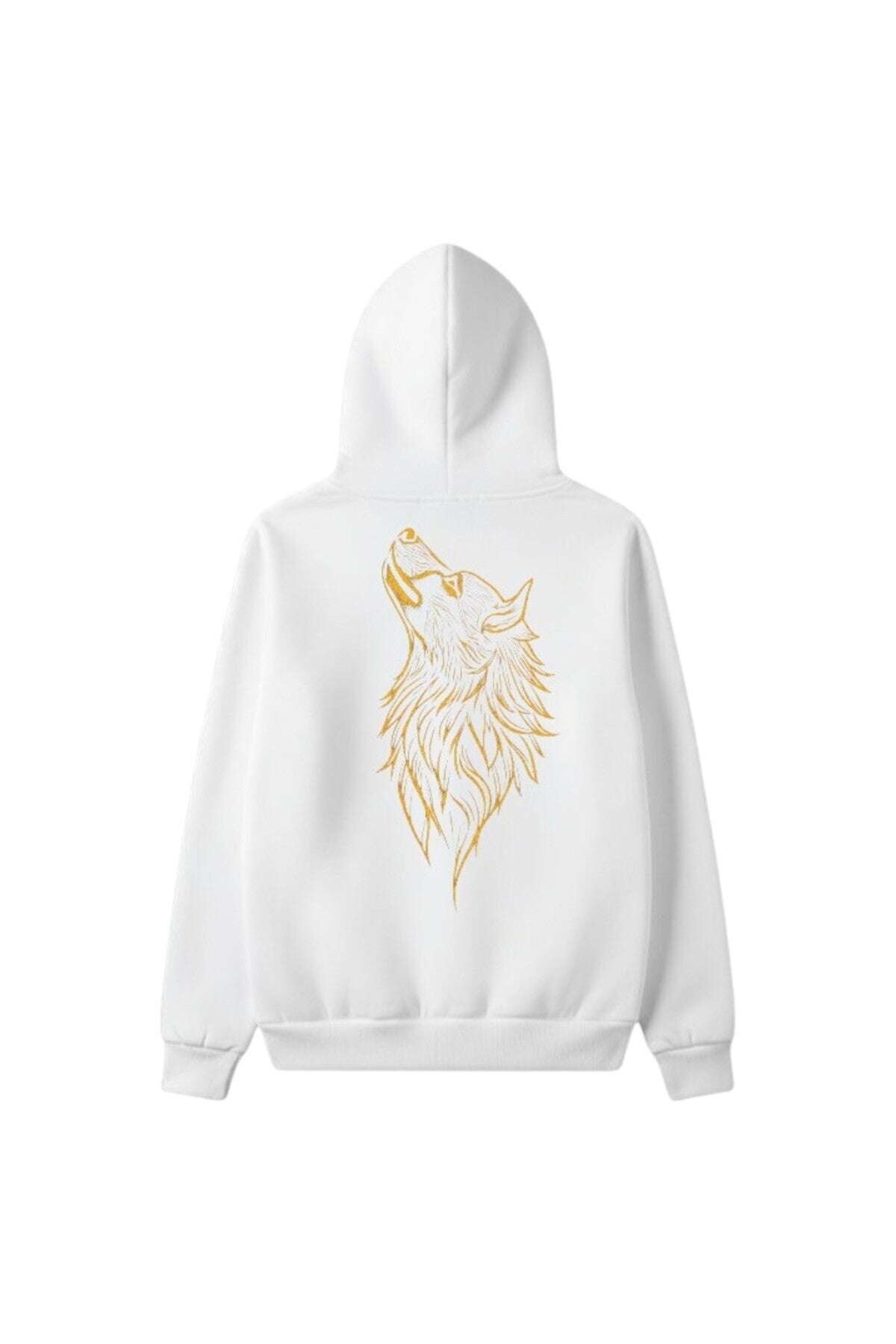 Oversize Unisex Kapüşonlu Sweatshirt – Yumuşak Premium Kumaş – Kışlık Hoodie - Sırt Baskılı